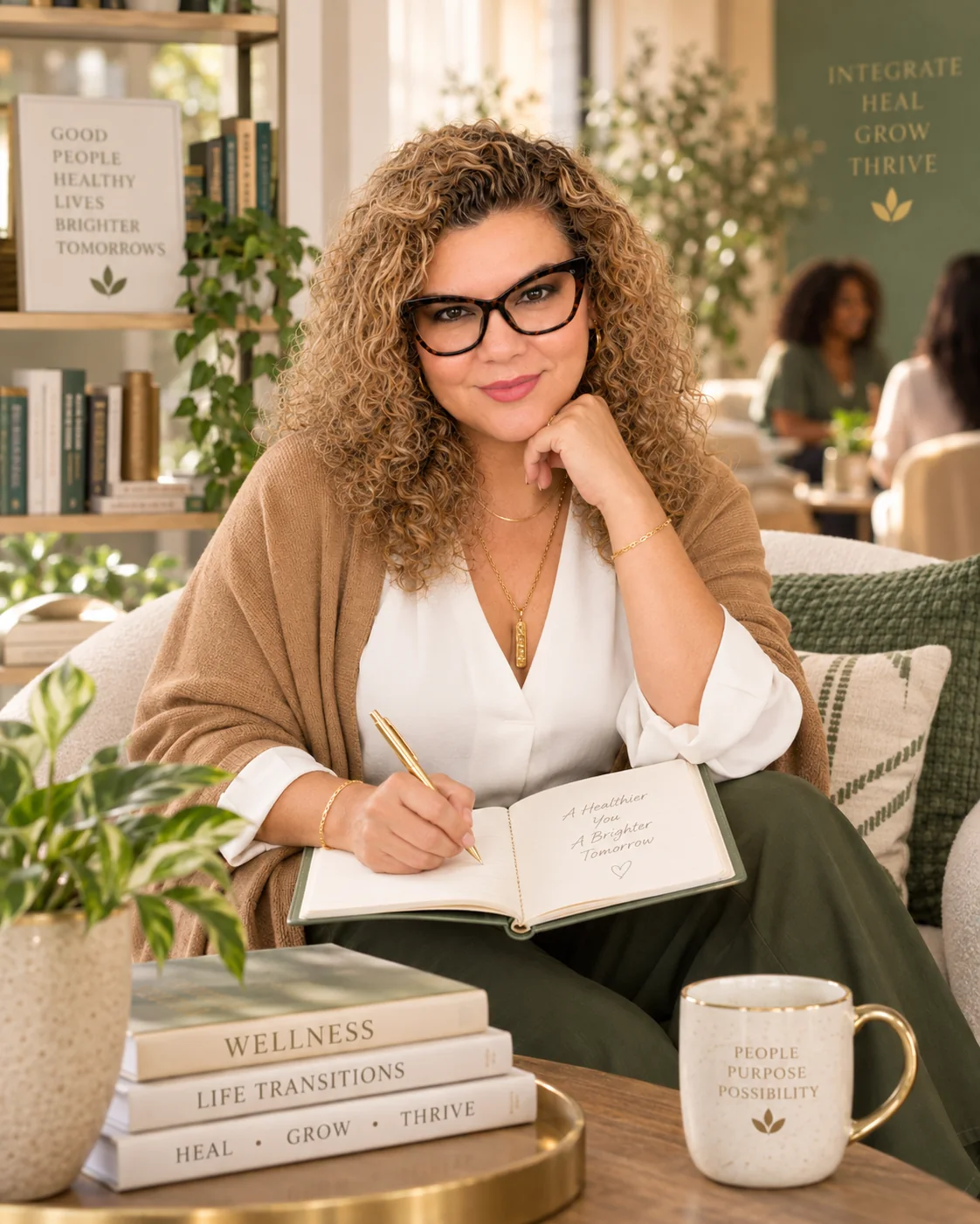 Milena Rivas en un entorno de acompañamiento